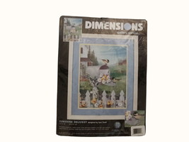 2001 Dimensions Crewel Embroidery Kit Sunshine Delivery Complete Opened #1530 - £15.04 GBP
