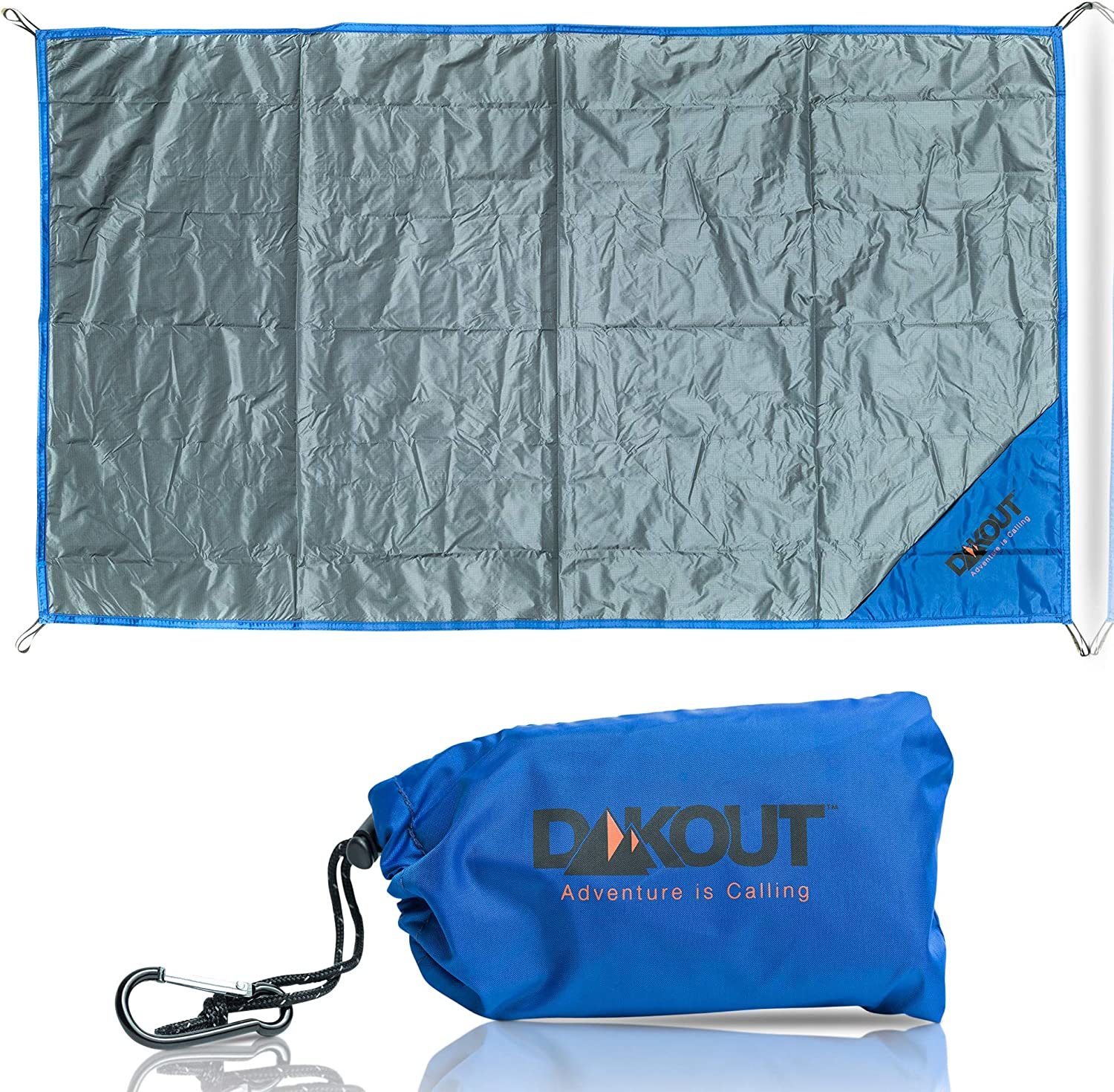 Ultralight Backpacking Tarp Ground Cloth 27.5 x 48 Inches Waterproof Min... - $33.99