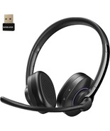 Wireless Headset with Mic for Work, Headset Wireless Bluetooth V5.3 with... - $33.83 CAD