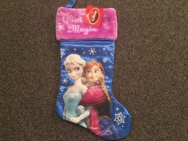 Disney Frozen Anna Elsa Winter Magic Christmas Stocking Brand New With Tag - $9.50