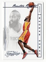 James Harden 2013-14 Panini Signatures Basketball RARE BLUE PARALLEL Houston Roc - £107.87 GBP