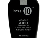 It&#39;s A 10 Miracle 3-IN-1 Shampoo,Conditioner,Body Wash 10 oz - $15.25