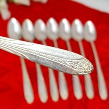 8X LH Tsp National Silver Princess Royal Silverplate Long Handled Tea Ma... - $461.83 MXN