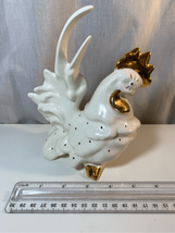 Partyware Appetizer Ceramic Rooster-Hors D&#39;oeuvre MCM 1960s 6” EUC Farmhouse - £19.78 GBP