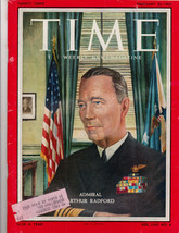 Time Magazine 1957, February 25, Admiral Arthur Radford** - £16.80 GBP