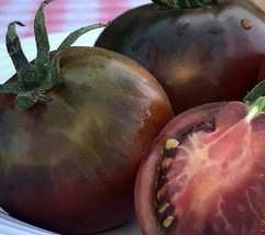 50 Seeds Black Prince Tomato Heirloom Seeds Sprout Quick Garden Delights - £6.38 GBP