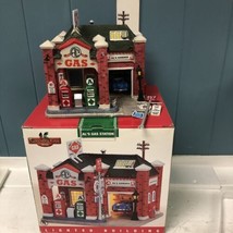 Retired Lemax Coventry Cove Al’s GAS STATION Christmas Village 65366 READ - £46.70 GBP