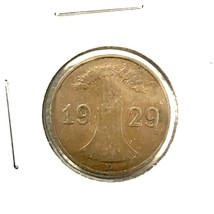 1929 Germany 1 Reichspfennig Coin - £6.95 GBP
