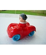 Plastic toy SPORTS CAR MADE IN JAPAN WITH Grandma Driving Vintage - £4.74 GBP