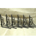 6 Antique Style Vine Shelf Brace Wall Bracket Cast Iron Corbel 6&quot; X 6 1/... - $60.02 CAD