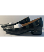 TinaCus Women&#39;s Plaid Genuine Leather Handmade Square Toe Low Chunky Hee... - €21,29 EUR