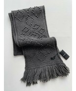 Saint Laurent Paris St Maille Daran Knit Scarf Grey ~ Made in Italy - £367.63 GBP