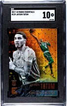 Jayson Tatum RC* 2017-18 Panini Essentials Rookie Card #129 NBA Celtics- SGC 10* - £90.36 GBP