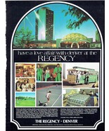 80&#39;s The Regency Denver Print Ad Luxury Hotel 8.5&quot; x 11&quot; - €17,33 EUR