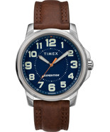Timex Men&#39;s Expedition Metal Field Watch Brown Strap Large Size - $2,355.26 MXN