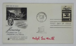 Ralph Lee Smith Signed Autographed 1958 First Day Cover FDC Honoring Jou... - £35.52 GBP