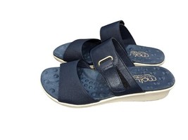 Malu Alana Sandals Navy Blue Size 10 EXCELLENT CONDITION - $689.28 MXN