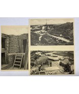WWI, TRENCH OF DEATH, POSTCARD GROUPING OF 3 - £19.39 GBP