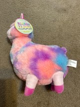 Kellytoy Rainbow Llama Rainbow Plush Stuffed Animal Alpaca 2019 12&quot; Nwt New - £11.05 GBP