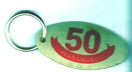 keychain AAA 50 year member metal keychain - $130.38 MXN