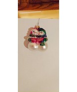 Old World Christmas Mr And Mrs Snowman Glass Ornament 5” - £10.97 GBP