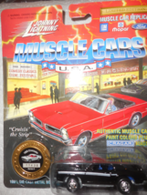 Johnny Lightning Musscle Cars Black &quot;&#39;69 Eliminator&quot; Mint On Card 1/64 S... - $5.00
