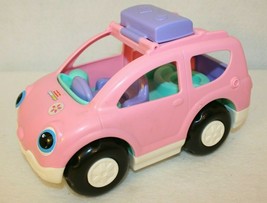 Fisher Price Little People Musical Pink Car Mini Van Suv &quot;Sounds&quot; 2009 - £15.98 GBP