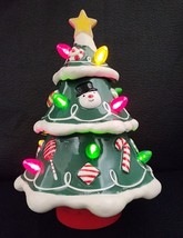 Hallmark 2009 Ceramic Gumdrop  Lights Up Musical Christmas Tree - $28.01