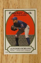 2005 Topps Baseball Card Cracker Jack Mini Stickers #145 Alfonso Soriano Texas - $1.97