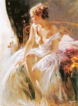 Pino &quot;Morning Breeze&quot; Beautiful Lady Sold Out Giclee Canvas Hand signed/#COA - £1,516.68 GBP