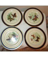 PICKARD HAND DECORATED 8.25&quot; BUTTERFLY PLATES - £53.14 GBP
