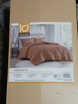 Intelligent Design 2pc Twin/TwinXL LUCY Jacquard Comforter Set - RUST - £22.34 GBP