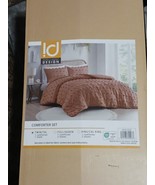 Intelligent Design 2pc Twin/TwinXL LUCY Jacquard Comforter Set - RUST - $38.36 CAD