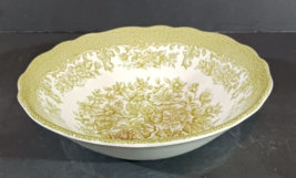 Royal Staffordshire AVONDALE IRONSTONE GREEN 6.5&quot; CEREAL SOUP BOWL Chips... - $5.69