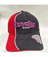 VTG 2002 Indianapolis 500 Indy Nascar Racing Hat Cap Red Black OSFM Hook... - €15,46 EUR