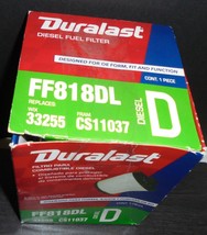 Duralast Diesel Fuel Filter FF818DL WIX 33255 FRAM CS11037 Diesel D 1 Piece - £23.20 GBP