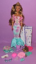 Barbie Color Reveal Peel 2021 Mermaid Fantasy Doll Cat Kitten GXV93 Doll - $24.99