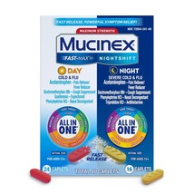 Mucinex Fast-Max Day Cold and Flu Medicine for Adults - $8.94