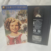 20th Centry Fox Heidi staring Shirley Temple colorized VHS 1965 - £2.75 GBP