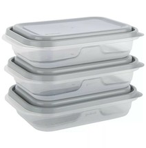 6pks Rectangle 4 Cups Food Storage Container - £35.59 GBP