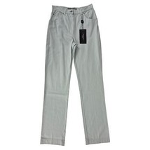 Weekend Max Mara Saks Fifth Ave Pale Aqua Straight  Jeans Pants Sz 8 NWT... - $66.83