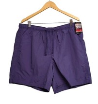 DSG Twitch + Allison Mens XL 6 Inch Nylon Lifestyle Shorts Blue Lined Ru... - $12.87