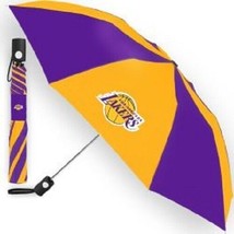 NBA Los Angeles Lakers 42&quot; Travel Umbrella by McArthur for Windcraft - £22.41 GBP