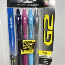 Pilot G2 Gel Roller Pen Fine Point 0.7 Assorted Inks 4 Pack - $6.92