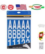 Durable Self-Adhesive 2-Inch White Die-Cut Letters &amp; Numbers for Home or... - $227.90 MXN