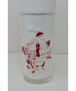 Vintage Glass with Hobbit Christmas Elf Gnome RARE - $24.99