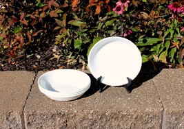 Set 5 Corelle Winter Frost White Shallow Soup Cereal Salad Bowls 7.25&quot; x 1.5&quot; - $19.99