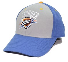 OKC Oklahoma City Thunder Reebok MZ151 NBA Team Logo Flex Fit Cap Hat L/XL - £16.64 GBP