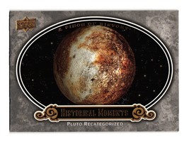 2009 Upper Deck A Piece of History #186 Pluto Recategorized as Dwarf Planet - £3.20 GBP