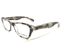 Dolce &amp; Gabbana Petite Eyeglasses Frames DG3202 2842 Green Pink Black 47-15-130 - £93.82 GBP